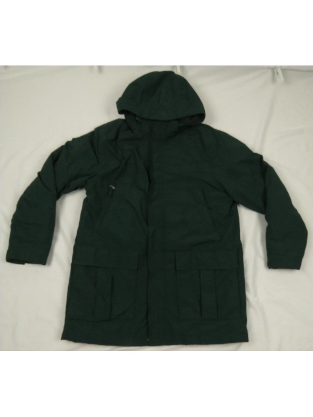 Lands End Squall Waterproof Insulated Hooded Full Zip Parka Coat Jacket M